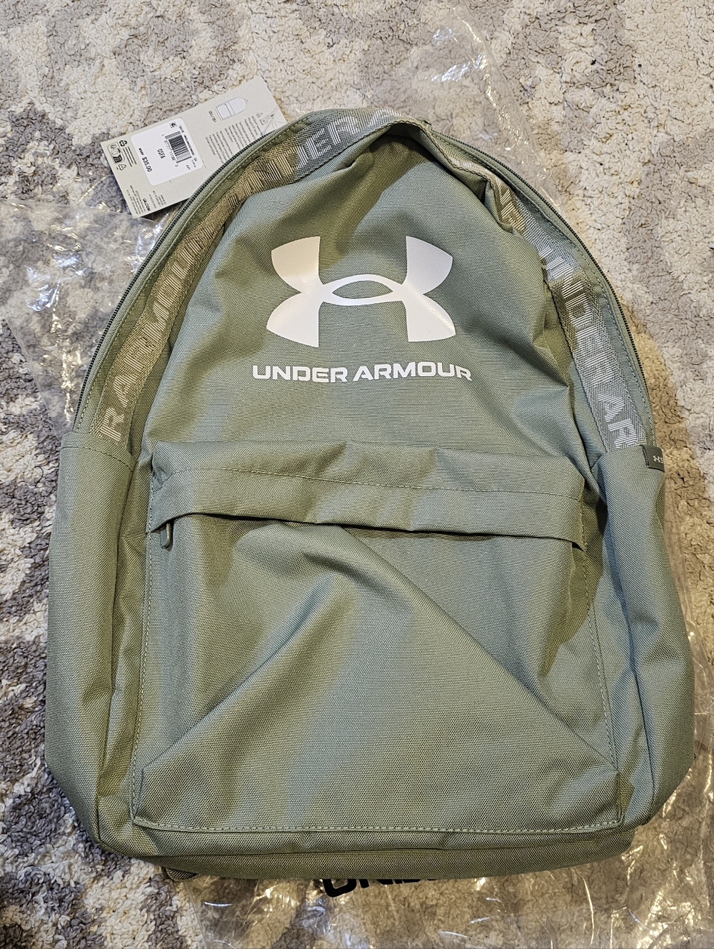 Under Armour Sage Green Logo Backpack